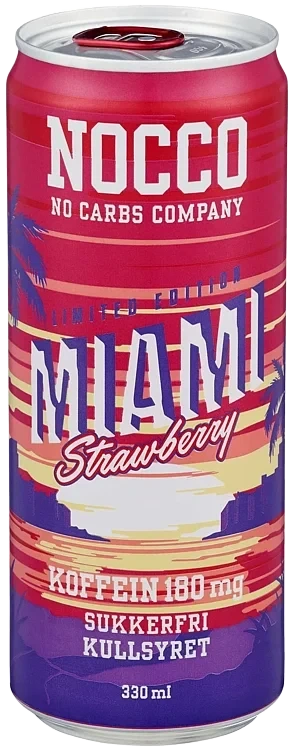 Nocco miami strawberry 24x0,33l