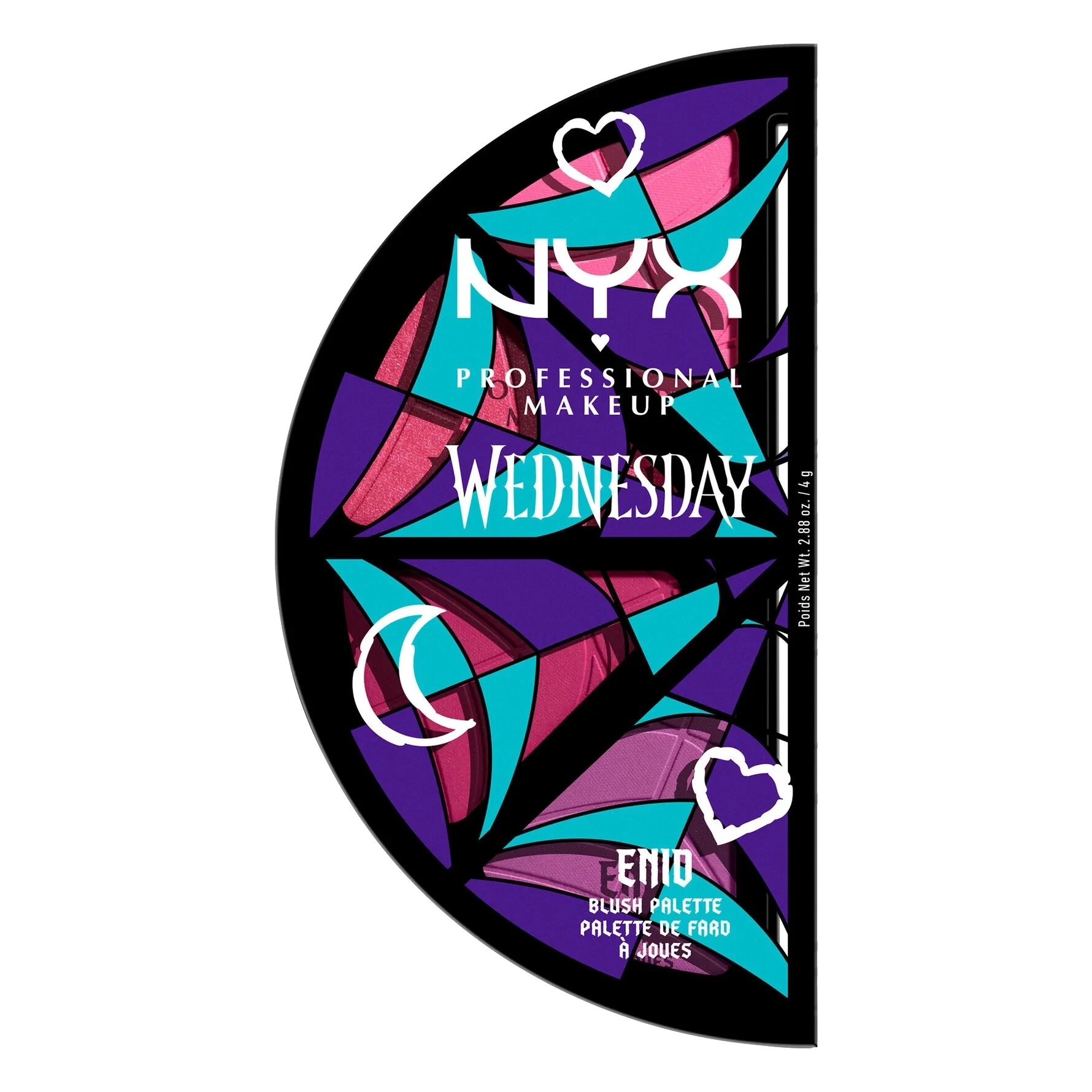 NYX PROFESSIONAL MAKEUP Wednesday Stained Glass Blush Palette