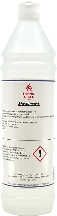 Softismaskinvask Vaskemiddel Til Milkshake/softismaskiner 1l