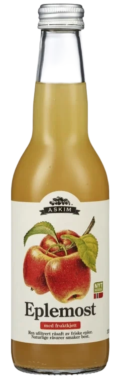 Eplemost m/Fruktkjøtt 0,33L fl Askim