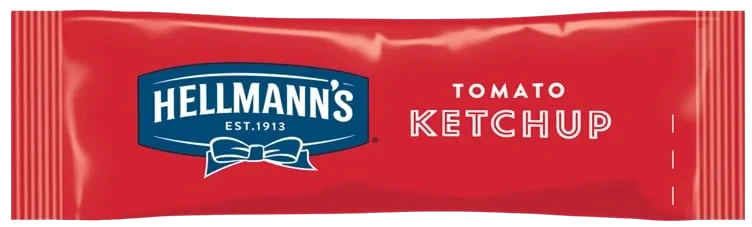 Ketchup kuvert pakke  198x10ml