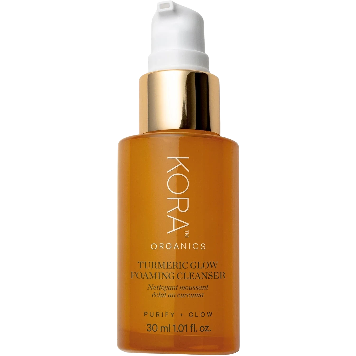 KORA Organics Turmeric Glow Foaming Cleanser