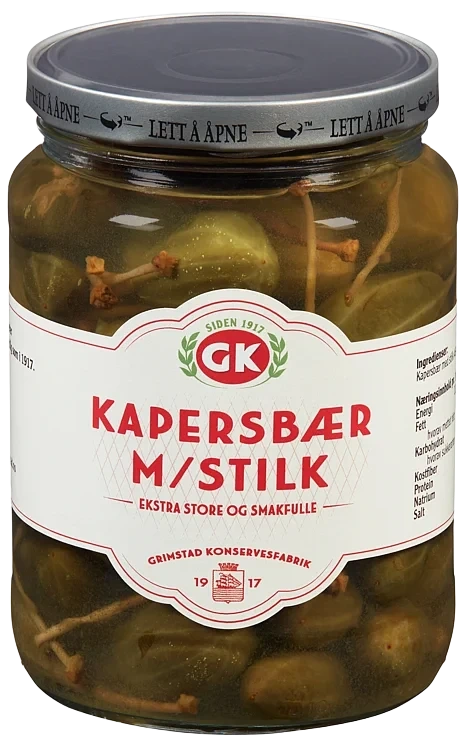 Kapersbær m/ Stilk 690g Gk