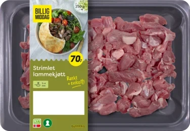 Billig Middag Lam Strimler 250g