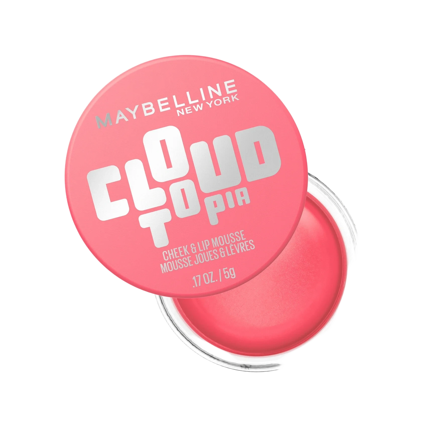 Maybelline New York Cloudtopia 16h Lip & Cheek Mousse 7 Moonlit Rose 5g