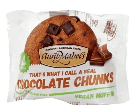 Aunt Mabels Muffins Sjokoladebiter Vegansk