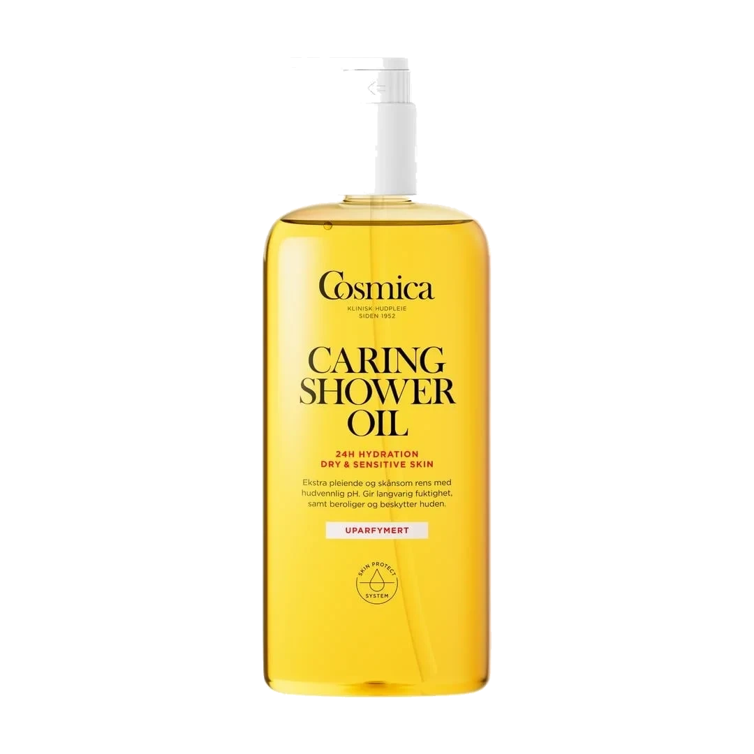 Cosmica Caring Shower Oil u/parfyme, 400 ml