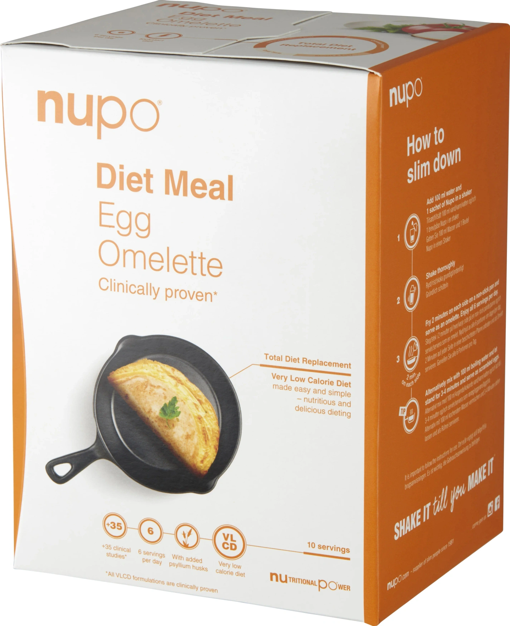 Nupo Diet Meal Egg Omelette