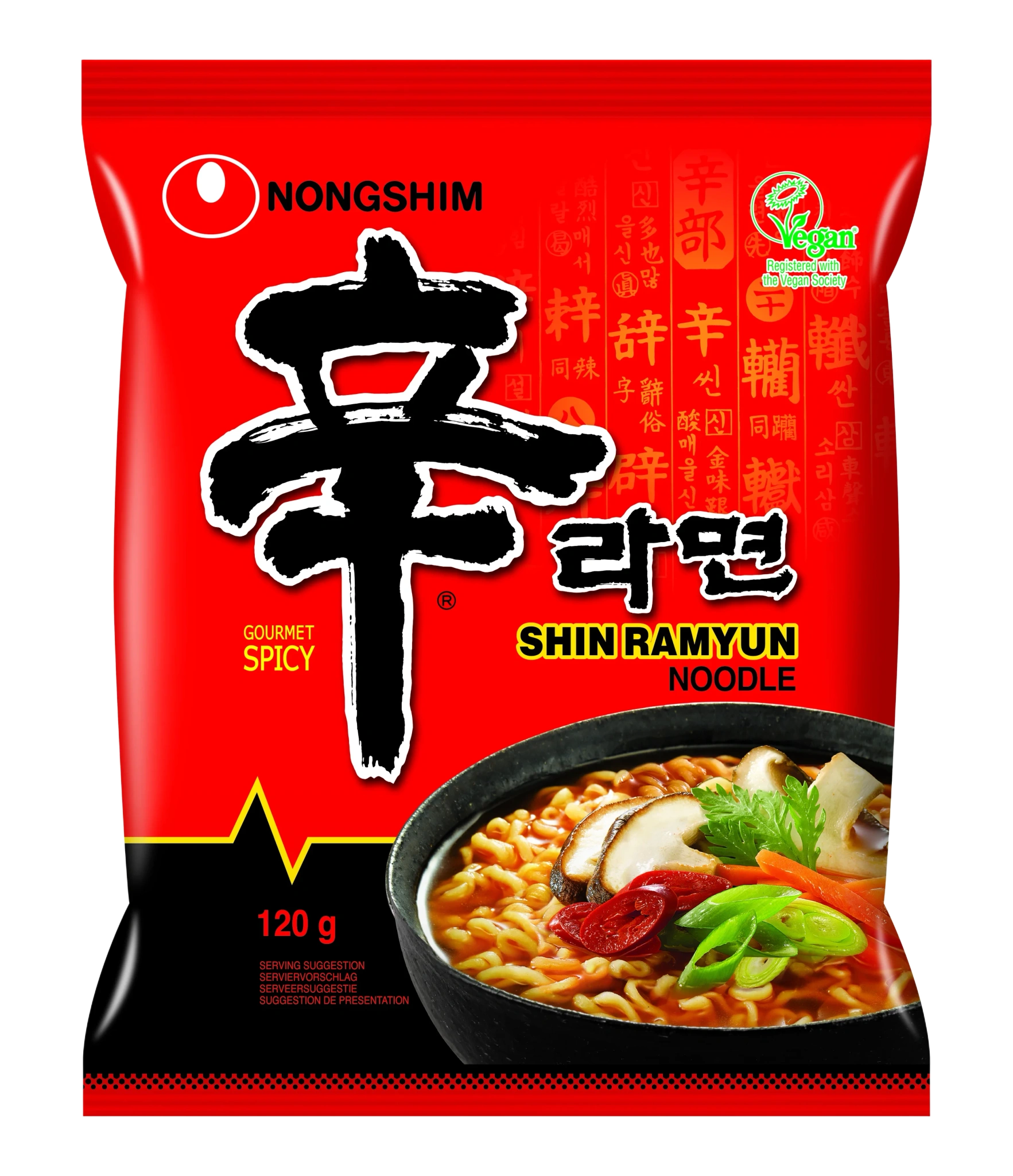 Snabbnudlar Shin Ramyun 0.120KG