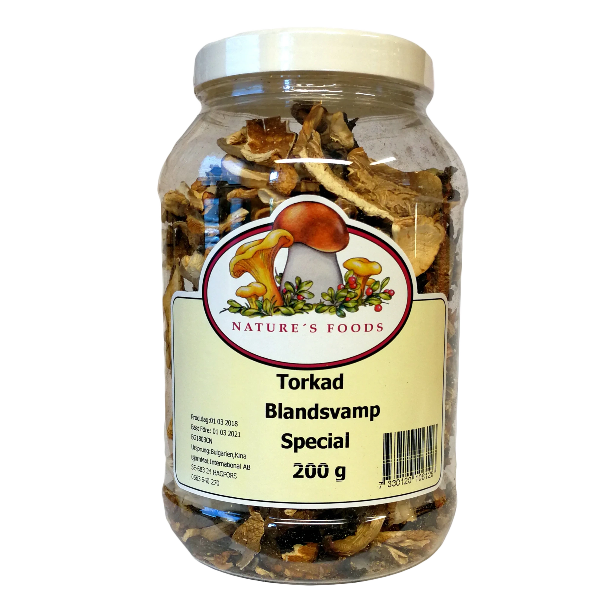 Torkad Blandsvamp skivad special
