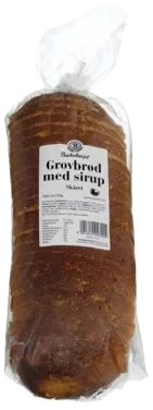 Bakehuset Grovbrød M/sirup Skåret 750g