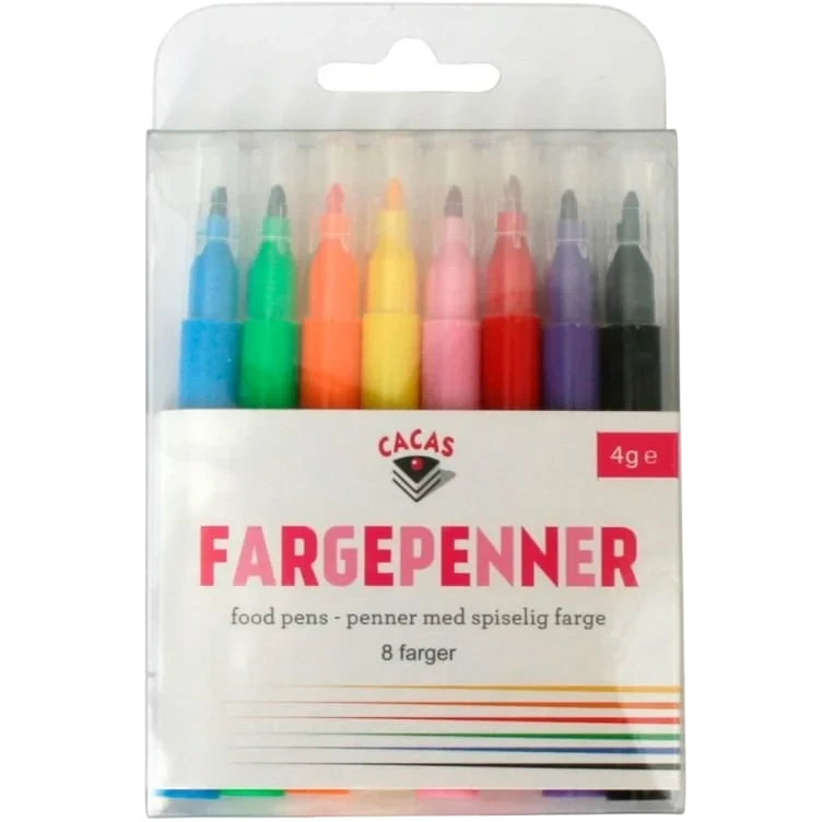 Fargepennsett Mini 8stk Cacas
