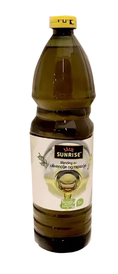 Sunrise Oliven- og Rapsolje 1l