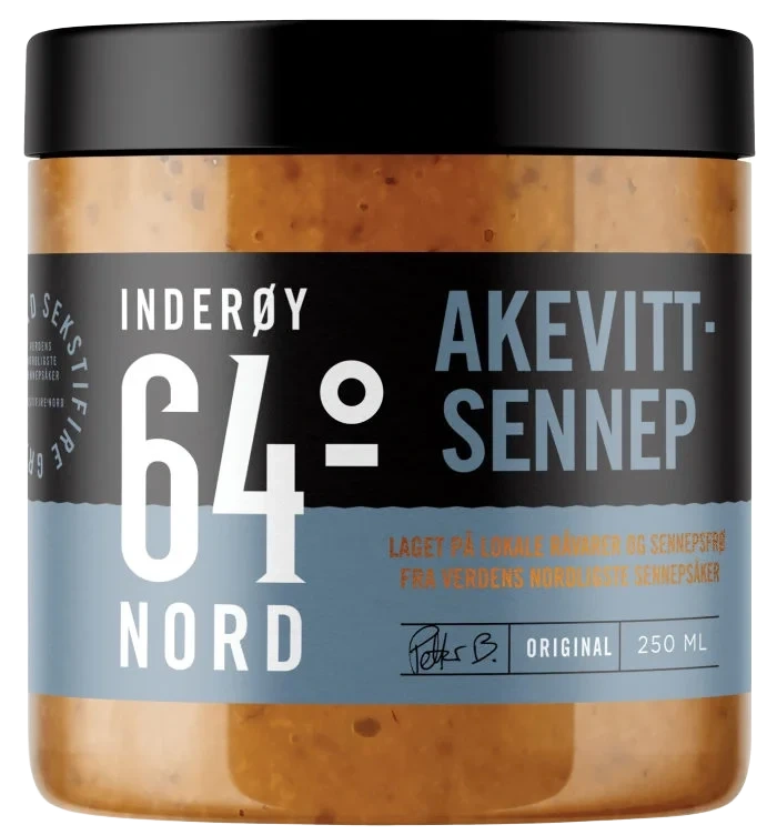 Akevittsennep 250ml Inderøy 64° Nord