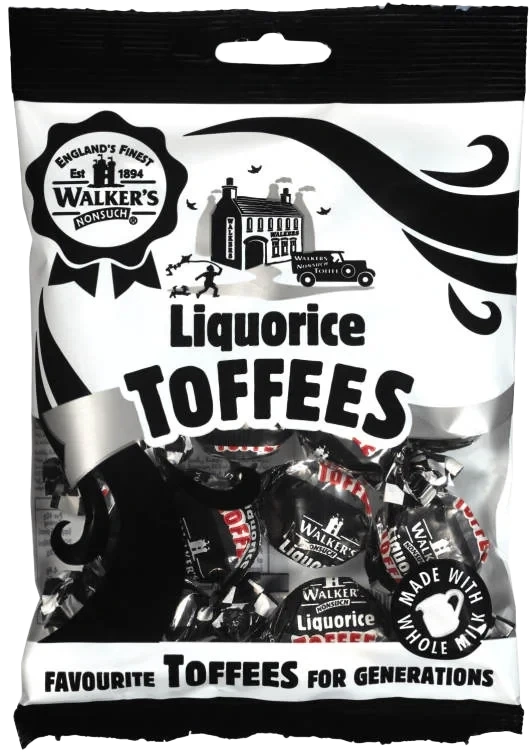 Walkers Liquorice Toffees 119g