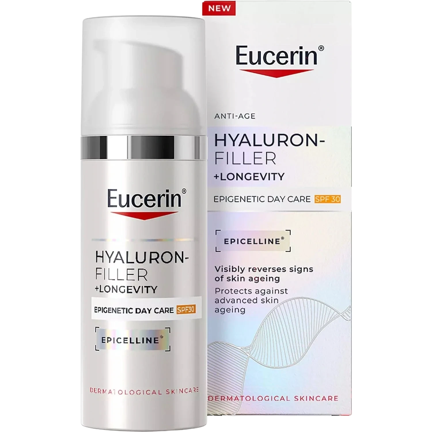 Eucerin Day Cream Hyaluron-Filler+Longevity Epigenetic SPF30