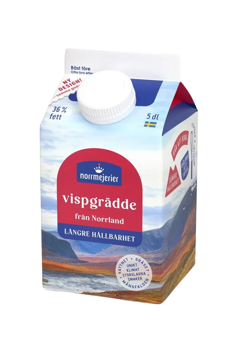Vispgrädde lång hållbarhet 36%