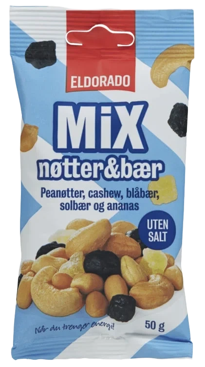 Nøtter&Bær Mix 50g Eldorado