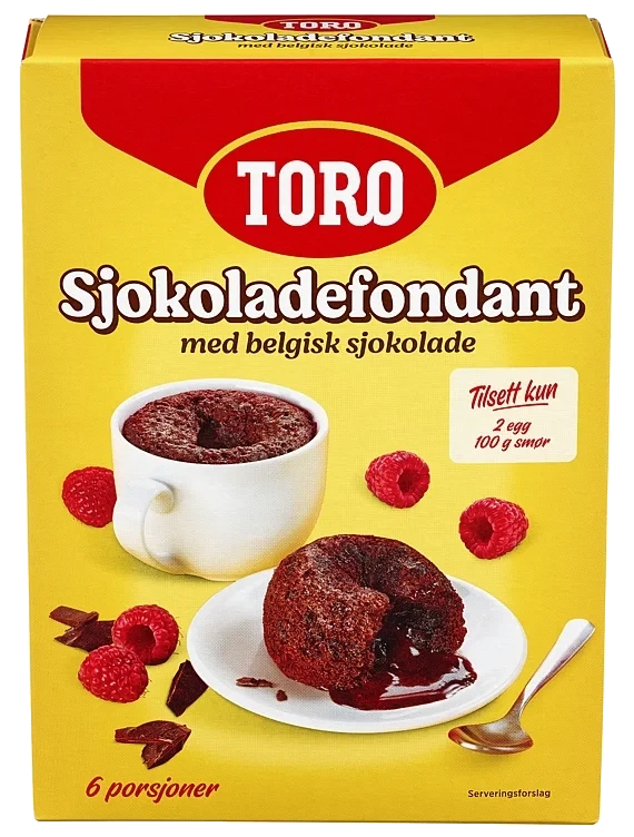 Sjokoladefondant dessert pulver   232g