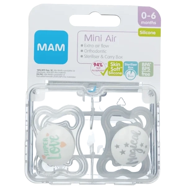 Narresmokk Air 0-6m Silk 2stk Mam