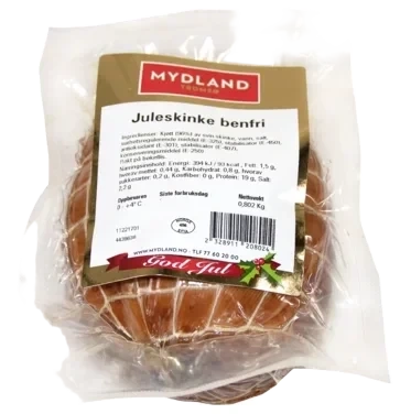 Juleskinke kokt benfri   kg