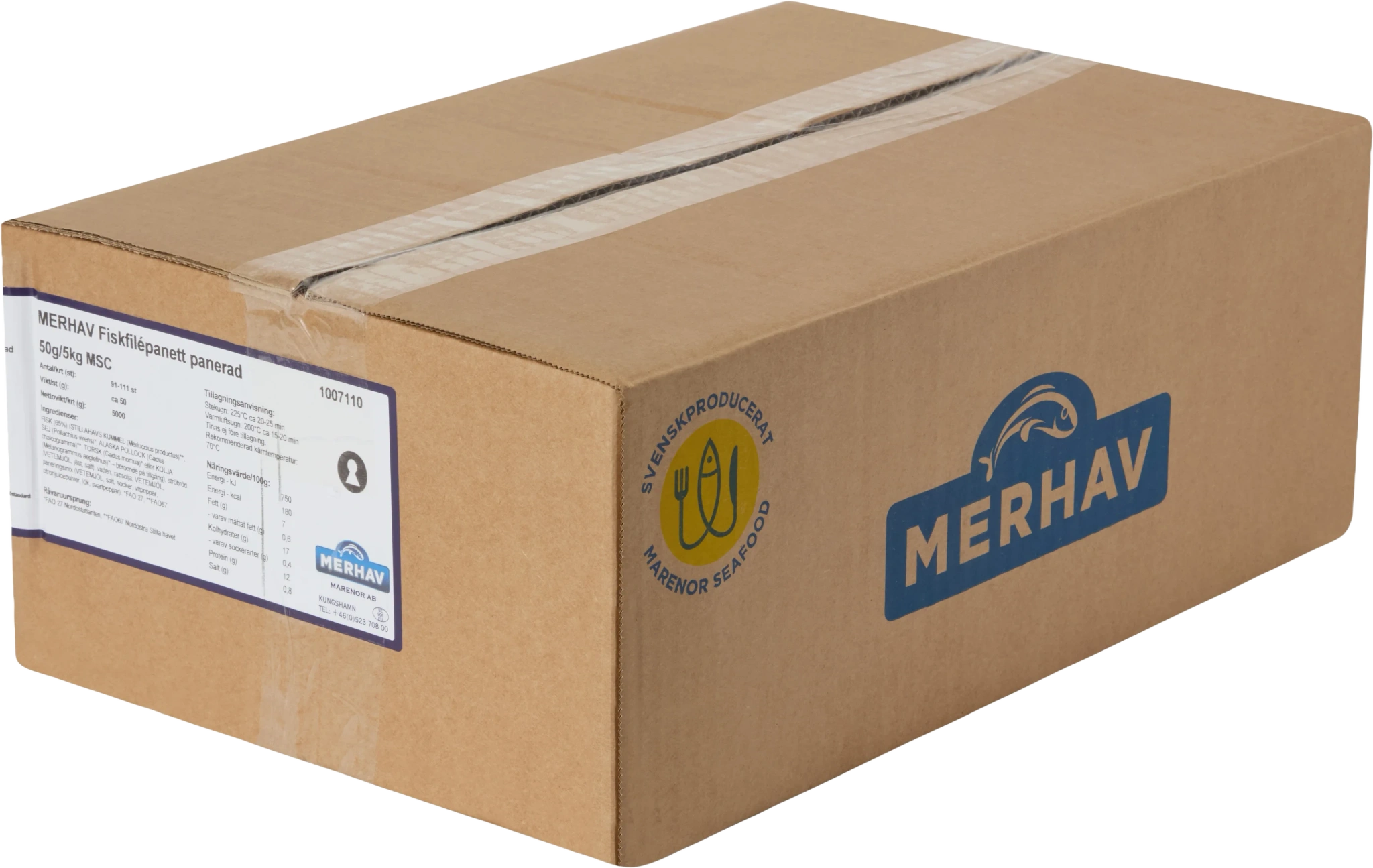 Fiskfilépanett panerad 50g MSC
