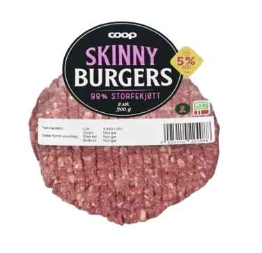 Coop Gp Skinny Burgers 300g