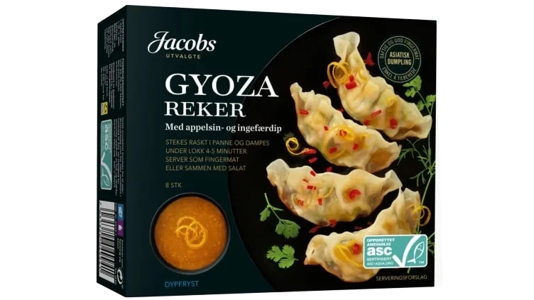 Gyoza m/Reker 8stk 200g Jacobs Utvalgte