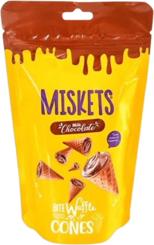 Miskets Chocolate Cones 50g