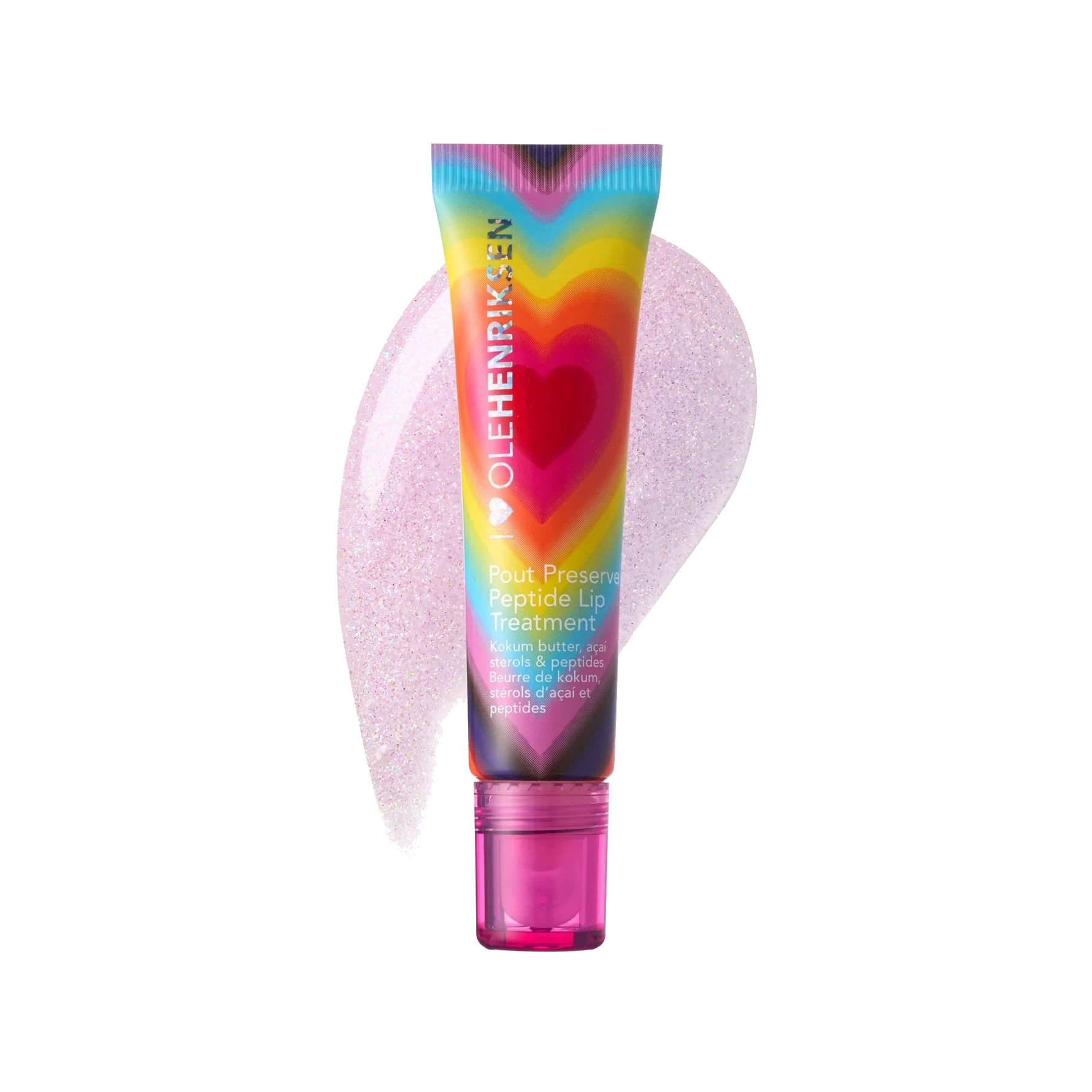 Ole Henriksen Pout Preserve Peptide Lip Treatment Pride Rainbow Holographic Glimmer