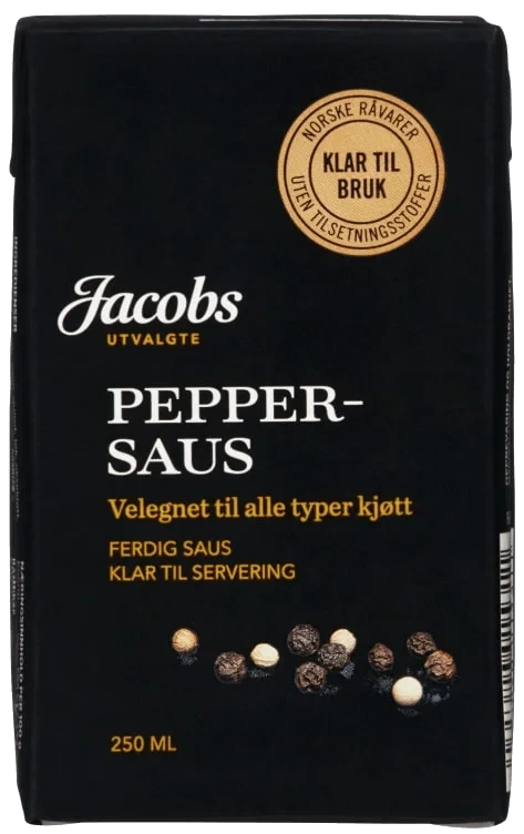 Peppersaus Kremet 250ml Jacobs Utvalgte