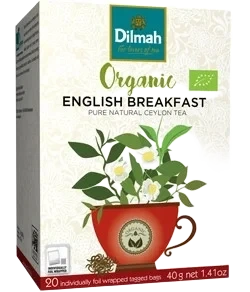 English Breakfast, Økologisk & Etisk, 20 Stk, Dilmah