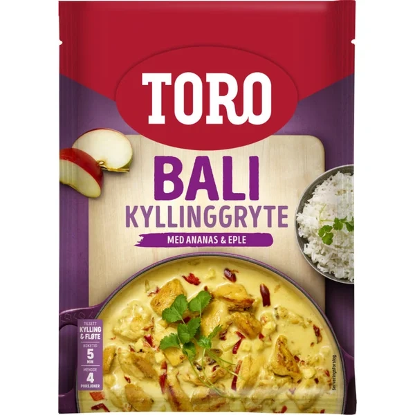 Bali Kyllinggryte 91g Toro