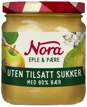 Eple&pære u Tils Sukker 285g Nora