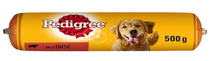 Pedigree® Hundepølse Oksekjøtt Våtfôr 500g
