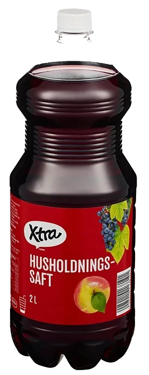 X-tra husholdningsssaft 1+4   2l