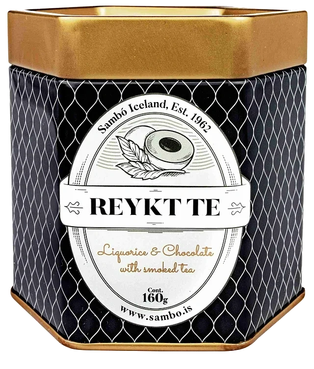 Reykt tea white chocolate w/smoked tea and liquoric   160g