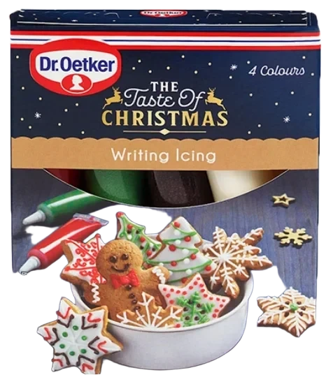 Writing Icing 4 farger 76g
