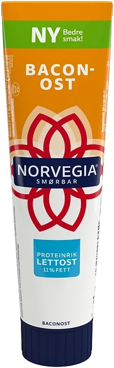 Norvegia lett baconost tube   165g