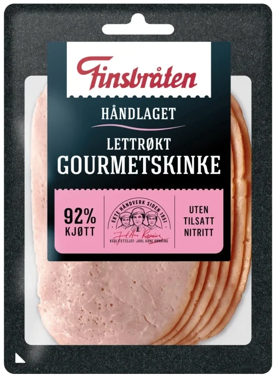 Gourmetskinke Lettrøkt 90g Finsbråten