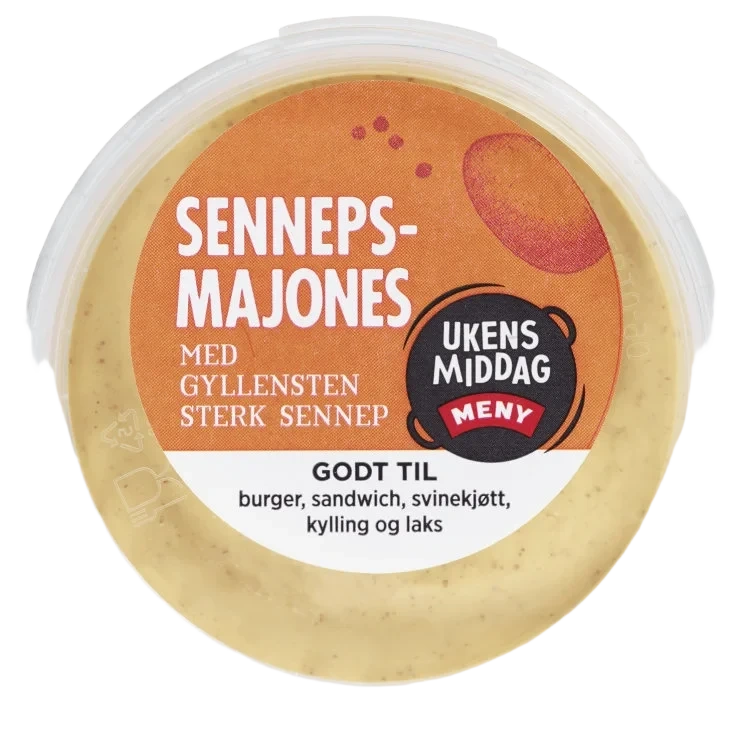 Sennepsmajones 240g Meny