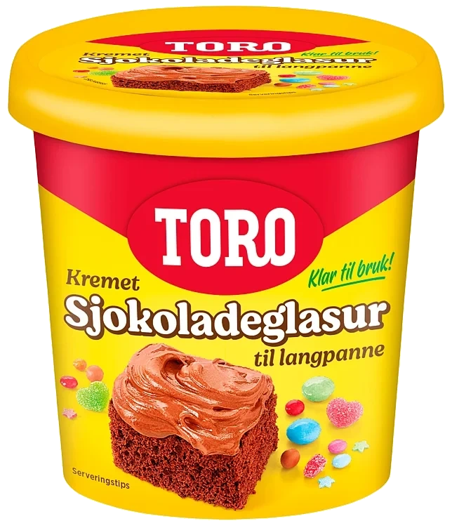Sjokoladeglasur kremet  340g
