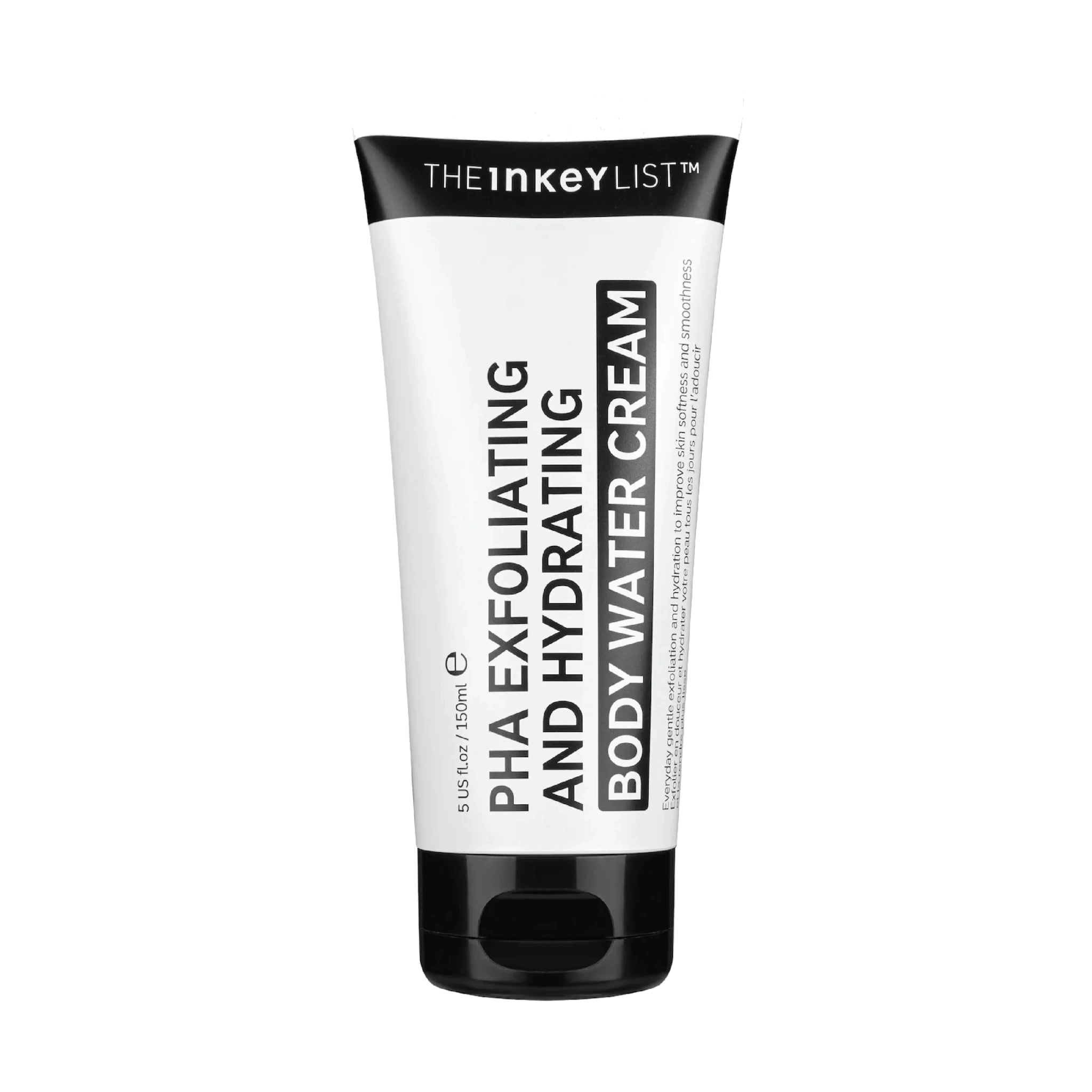 The Inkey List PHA Exfoliating and Hydrating Body Water Cream, 150 ml