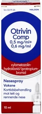Otrivin Nesespray 1mg 10ml Comp