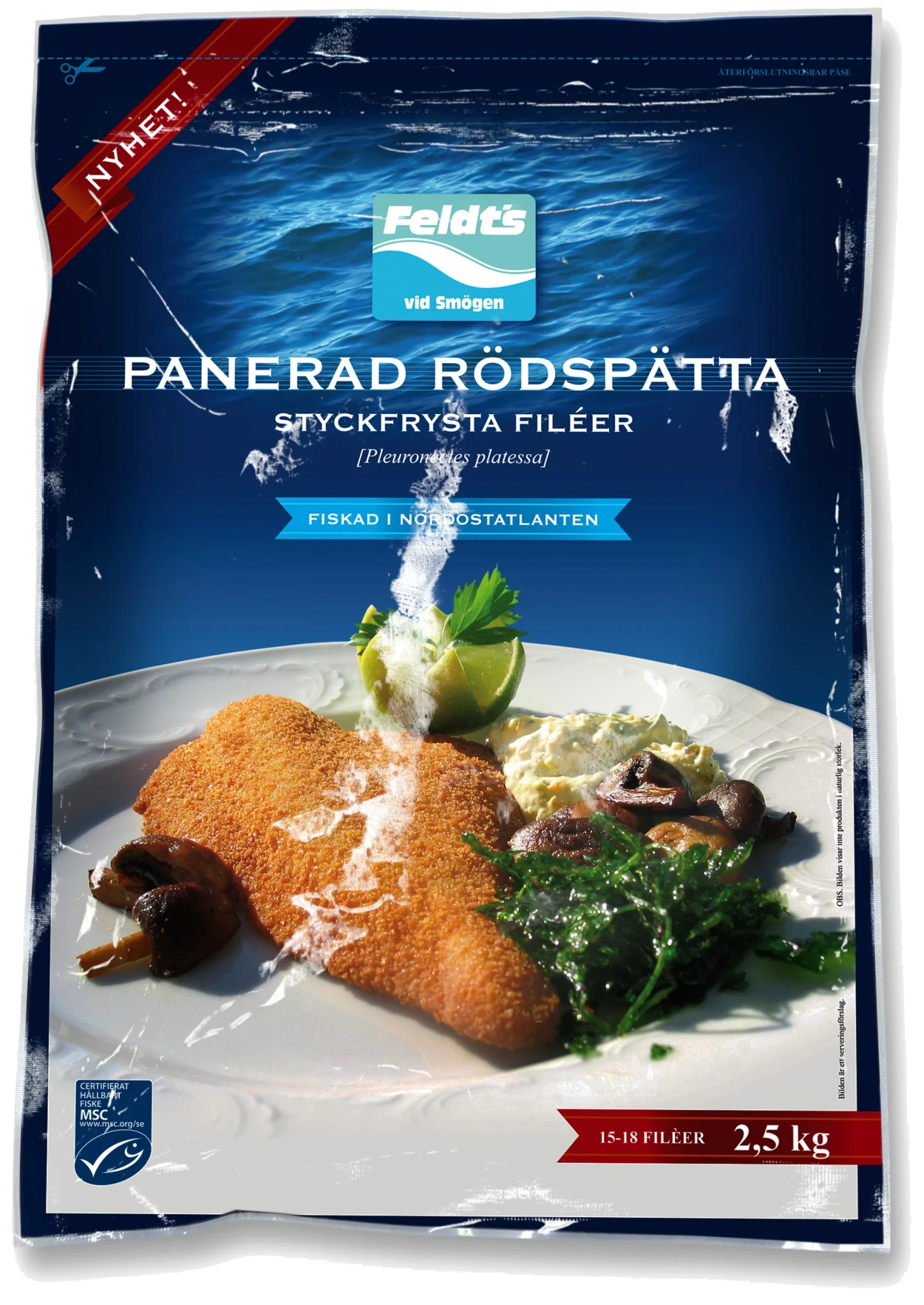 Panerad rödspätta MSC