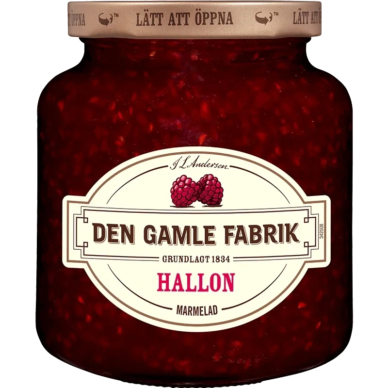 Hallonmarmelad