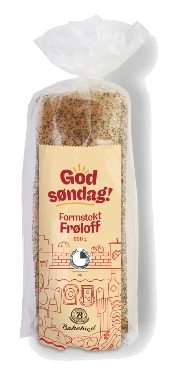 Formstekt Frøloff God Søndag 600g Bakehuset
