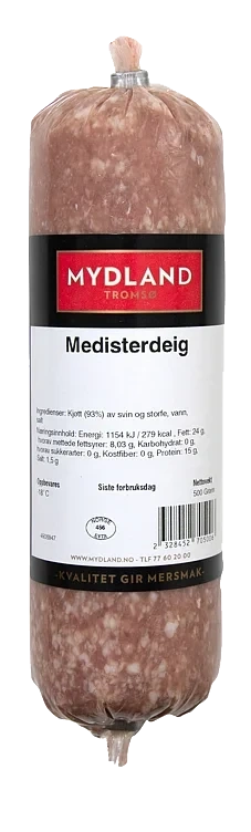 Medisterdeig 500g Fryst Mydland