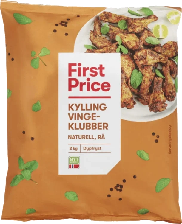 Kylling Vingeklubber Ca2kg First Price