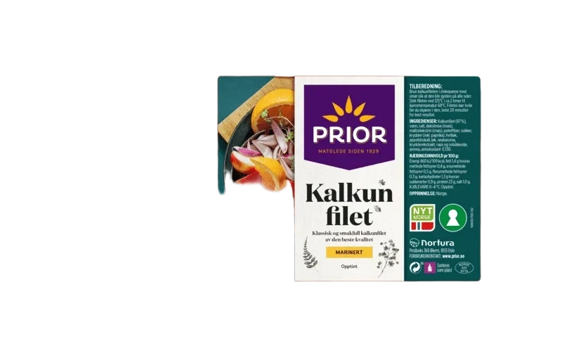 Prior Kalkunfilet Appelsin ca 1,5kg
